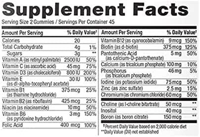 OLLY Women's Multivitamin Gummy, Overall Health and Immune Support, Vitamins A, D, C, E, Biotin, Folic Acid, Adult Chewable Vitamin, Berry, 45 Day Supply - 90 Count (Pack of 1) - Image 11