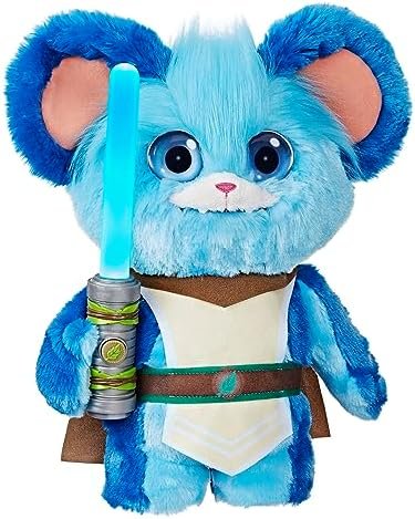 STAR WARS Young Jedi Adventures Jabberin' Jedi Nubs, Electronic Plush, Lights & Sounds, Toys, Preschool Toys for 3 Year Old Boys & Girls