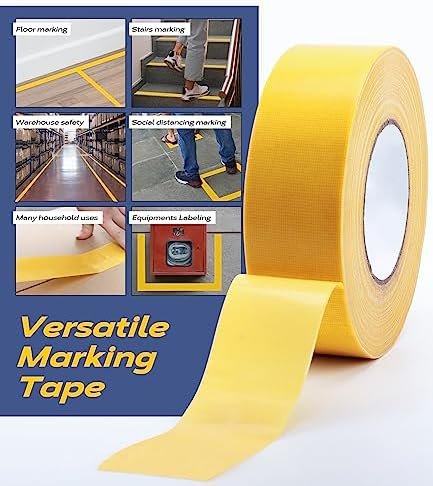 HolderProf Outdoor Pickleball Court Tape, 2in x 230FT - Pickleball Court Marking Kit, 2in x 77yd - Sports Floor Court Marking Tape| Multipurpose| Ultra Durable & Versatile - Image 4