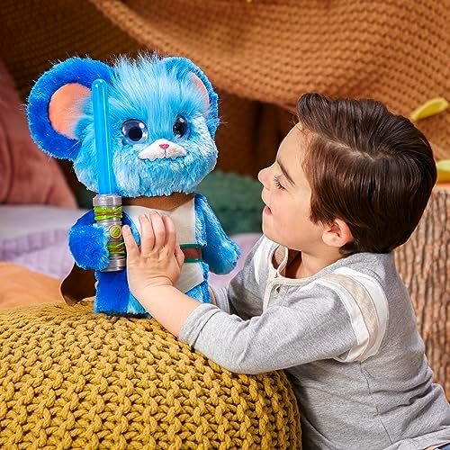 STAR WARS Young Jedi Adventures Jabberin' Jedi Nubs, Electronic Plush, Lights & Sounds, Toys, Preschool Toys for 3 Year Old Boys & Girls - Image 8