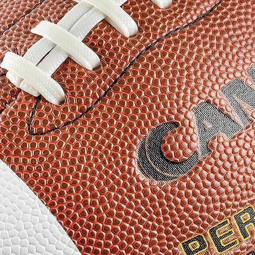 Cannon Sports Leather Composite Official Size Football Indoor and Outdoor with Ball Pump - Image 9