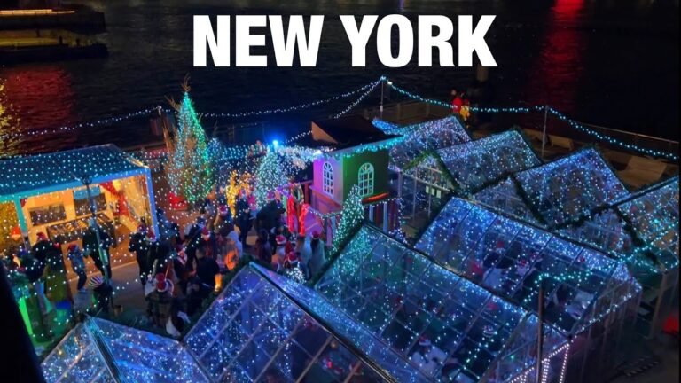 New York City LIVE Complete Downtown Manhattan Christmas Decorations 2023 (November 25, 2023)